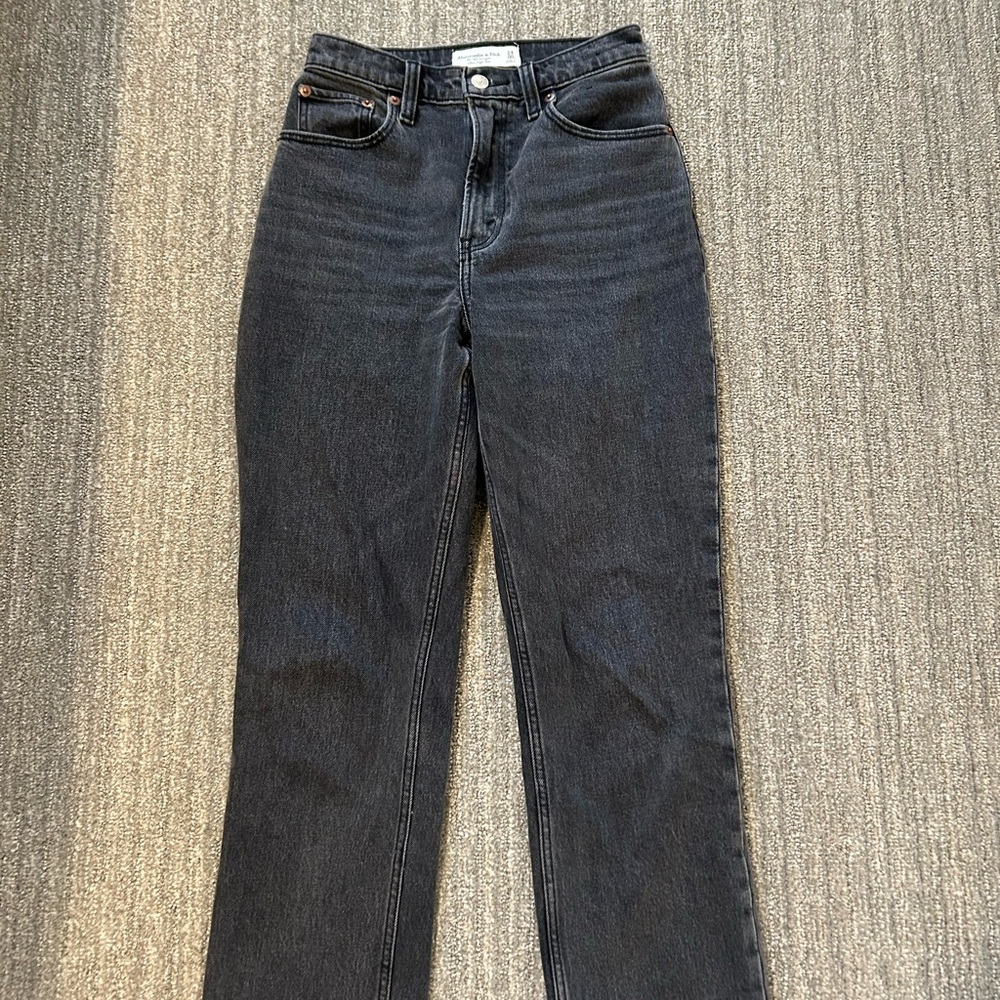 Abercrombie black High Rise Jeans size 24